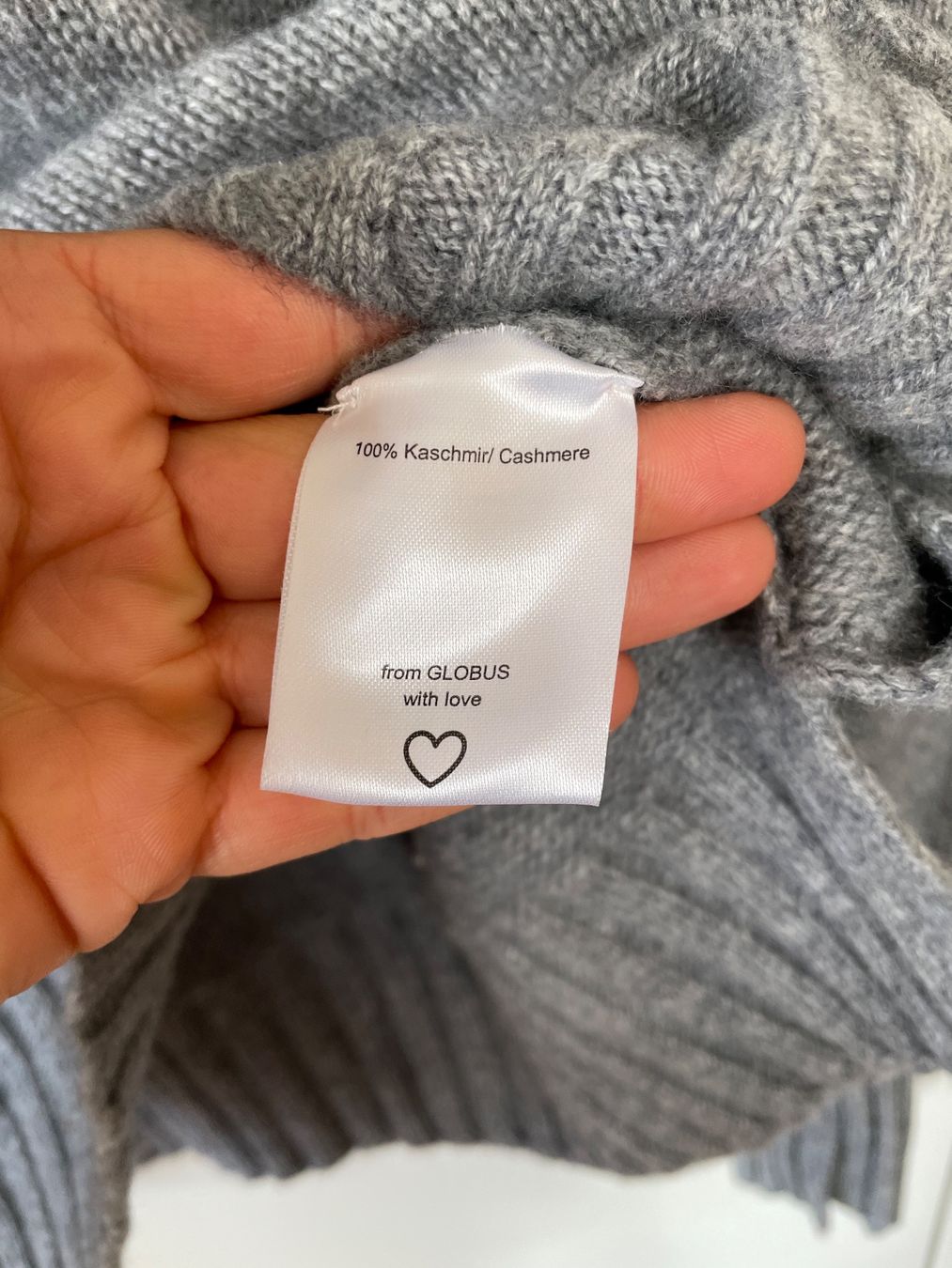 Globus Maglioni & Felpe: Hochwertiger Globus Kaschmir Pullover, Grau, Gr S – Usato da Neukirch an der Thur venduto da bee88 3