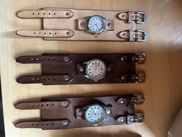 Lederarmband Uhren sammlung