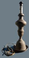 Pied de lampe en bronze