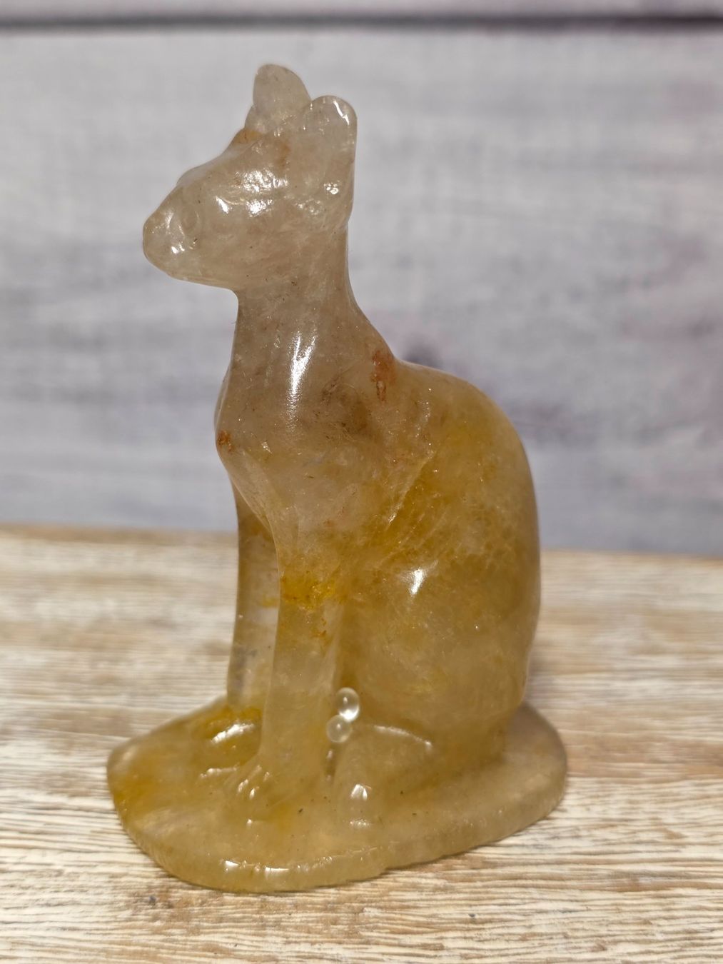 Minerali & Pietre curative: Golden Healer Sphinx Katze 130g – Nuovo e nell'imballaggio originale da Matzingen venduto da Shay_Crystalz 1