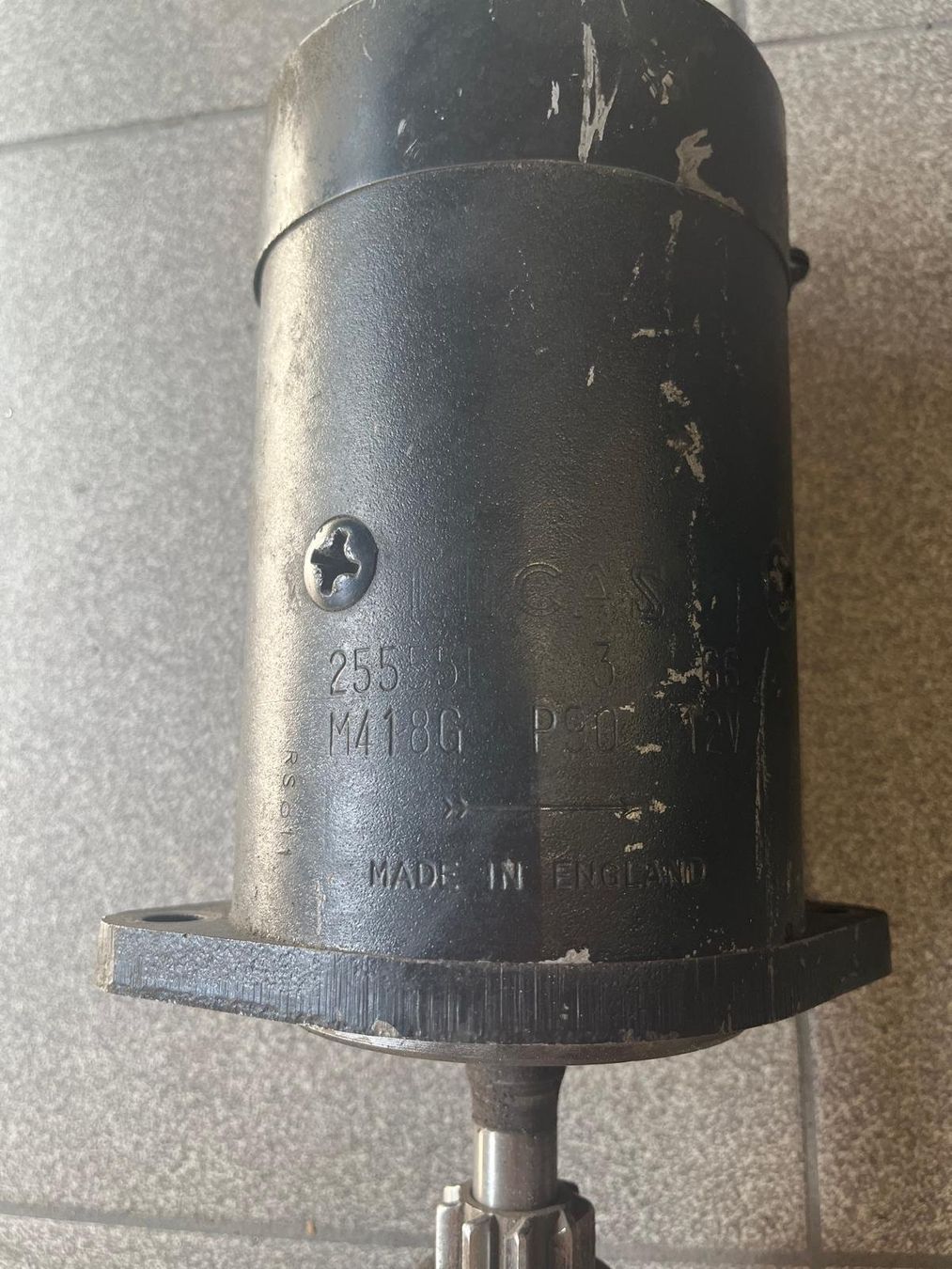 MG Tutti pezzi di ricambio auto: Lucas M418G Anlasser 12V MG B – Usato da Mauren venduto da lotus_46 2
