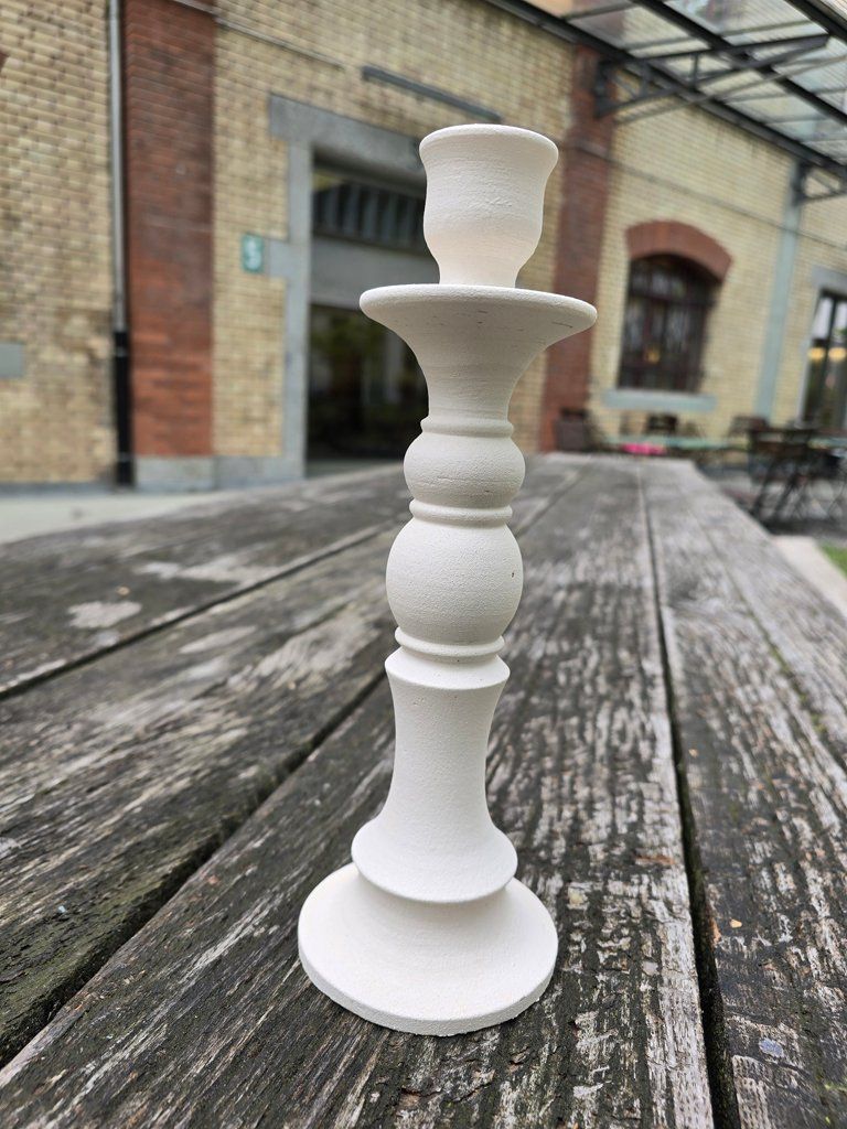 Kerzenständer: Keramik: Kerzenhalter weiss matt- ANGEBOT – Neu (gemäss Beschreibung) aus Romanshorn von Rachacha 4