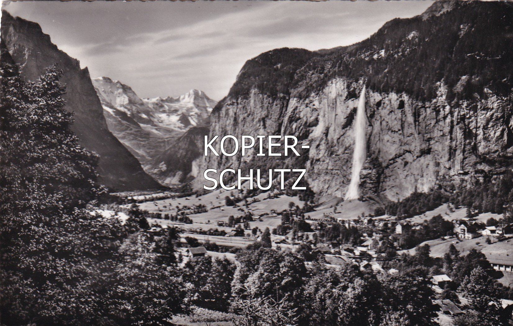 Cartoline postali: Lauterbrunnen mit Breithorn /mp – Usato da Hombrechtikon venduto da Rudolf07