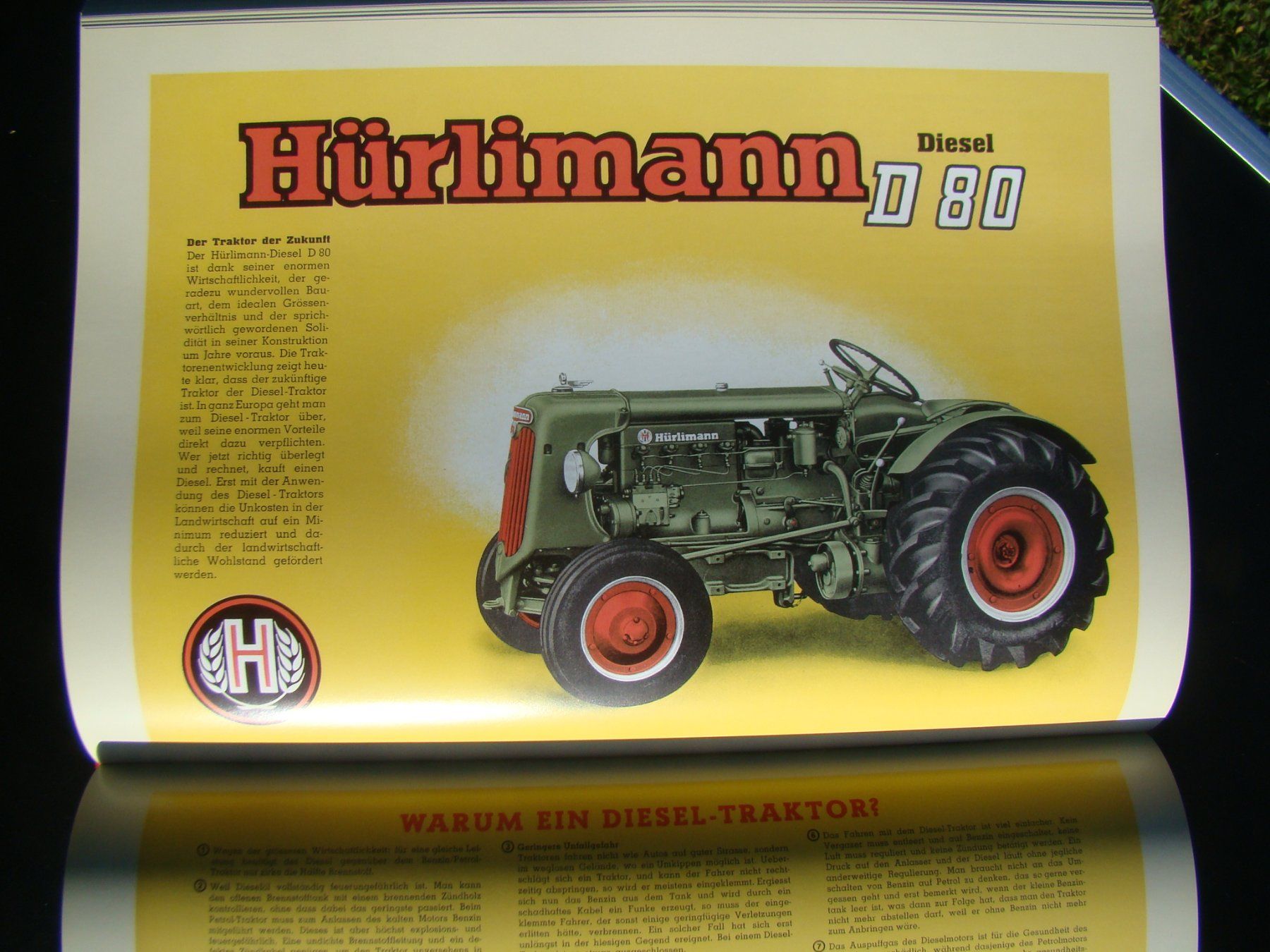 Libri: Buch Hürlimann Traktor Prospekte 1929 - 1983 Röthlin – Usato da Walzenhausen venduto da Vanquish711 5