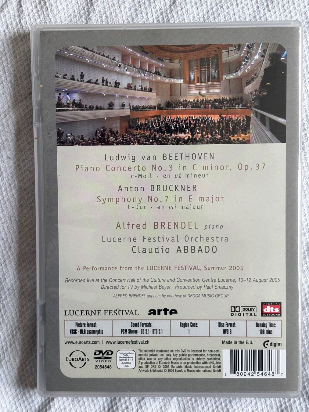 Tutti i DVDs: Abbado / Brendel : Verschiedene – Usato da Stans venduto da Abukadnezar 1