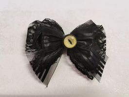 Haarklammer Eye schwarz ca 13x12cm  *NEU* 1 Stk.