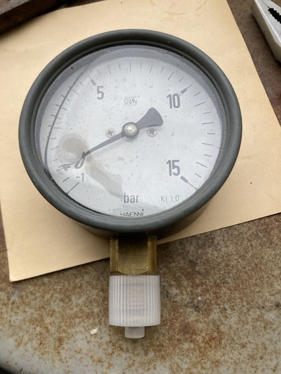 Haenni Misurare: Neues Manometer Haenni – Nuovo (secondo la descrizione) da Rüti ZH venduto da Muck99