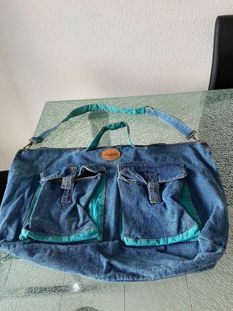 Grosse leichte Jeans Reisetasche viaggio