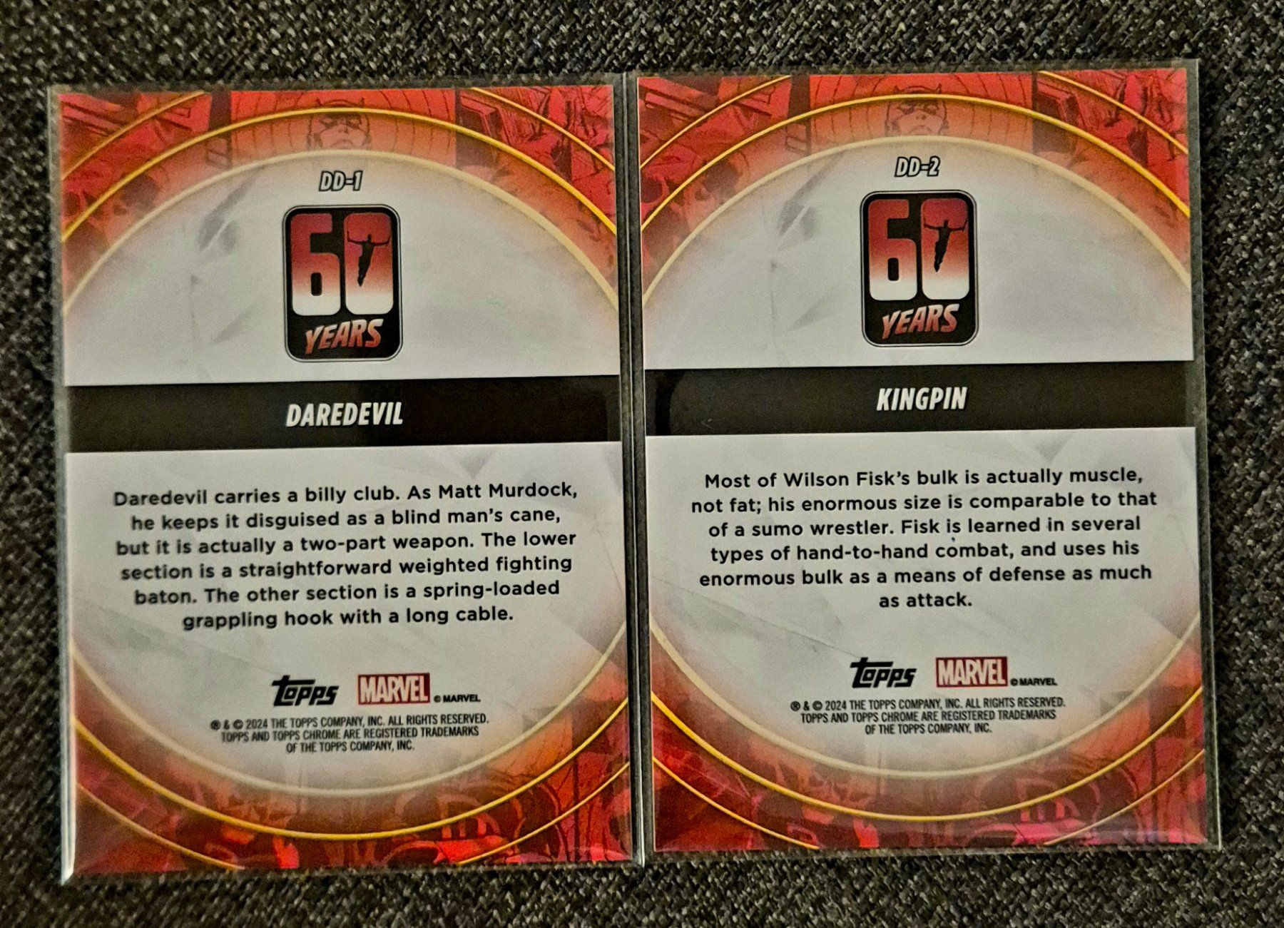 Topps Carte collezionabili: Topps Chrome Marvel 2024 60 Years Daredevil Insert Karten – Nuovo (secondo la descrizione) da Zofingen venduto da Indigo47 1