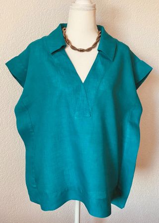 Leinenbluse von Country Rord Grösse 6