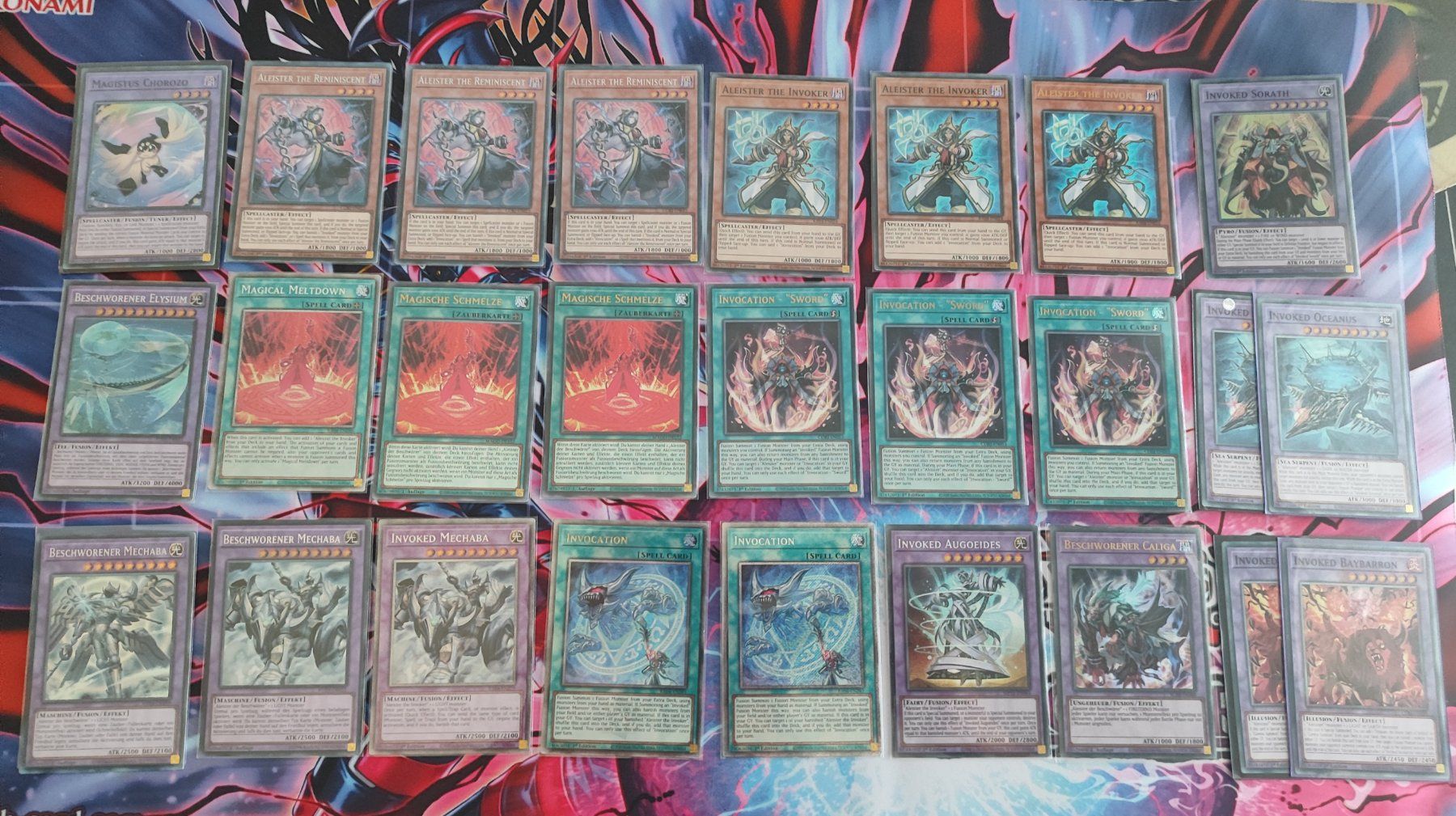 Yugioh Sammelbilder & Trading cards: Yu-Gi-Oh Invoked + Aleister Deckcore – Gebraucht aus Schlieren von davejuveboy429