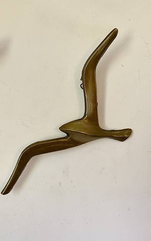 Statuette: Oiseaux vintage en laiton – Usato da Montreux venduto da Barber_Swiss_Vintage 2