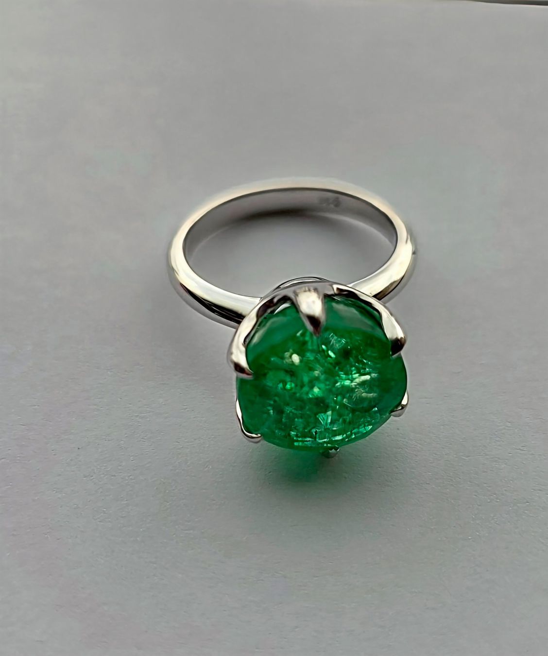 Ringe: Smaragd Solitaire Fingerring – Neu (gemäss Beschreibung) aus Zürich von Benedikt21 2