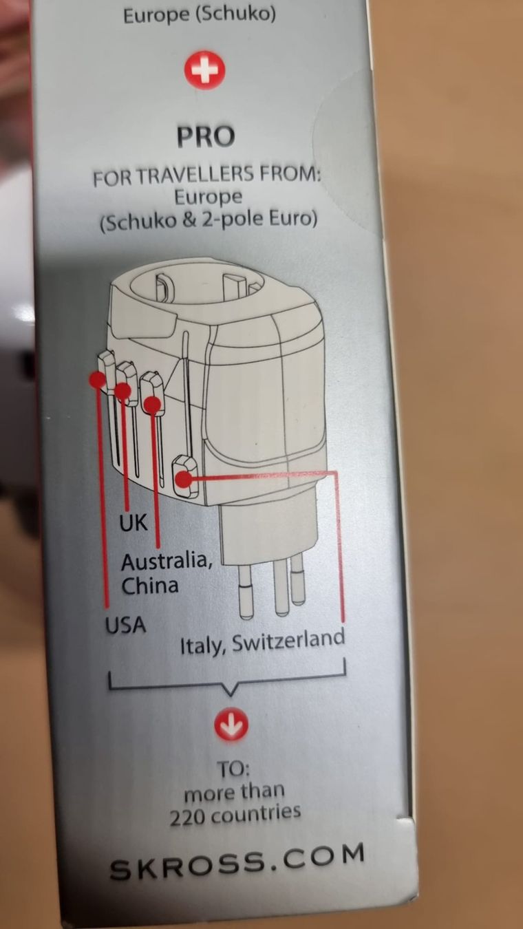 SKROSS Unità & Adattatore: Skross Pro World Weltadapter (25) – Nuovo (secondo la descrizione) da Heerbrugg venduto da ProBau-Liq 4