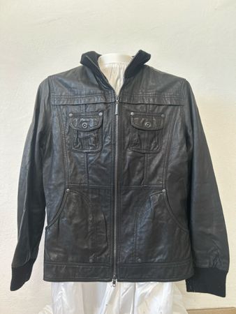 Cecil Lederjacke, Gr. M, Schwarz, echtes Leder