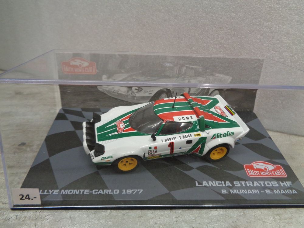 LANCIA STRATOS HF RALLY RACE 1979 JORGE DE BAGRATION 1:43 ALTAYA IXO