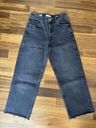 Jeans Gr. 25 Selected Femme Schwarz Straight Fit