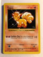 Vulpix Base Set Shadowless - LP/NM - ab 1.-