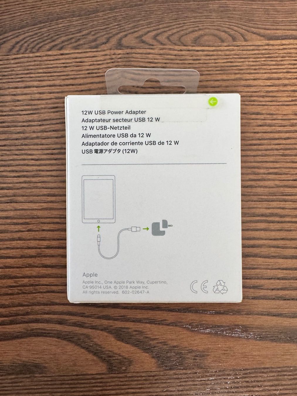 Apple Unità & Adattatore: Apple USB 12W Power Adapter Ladegerät neu – Nuovo e nell'imballaggio originale da Löhningen venduto da santafe06 1