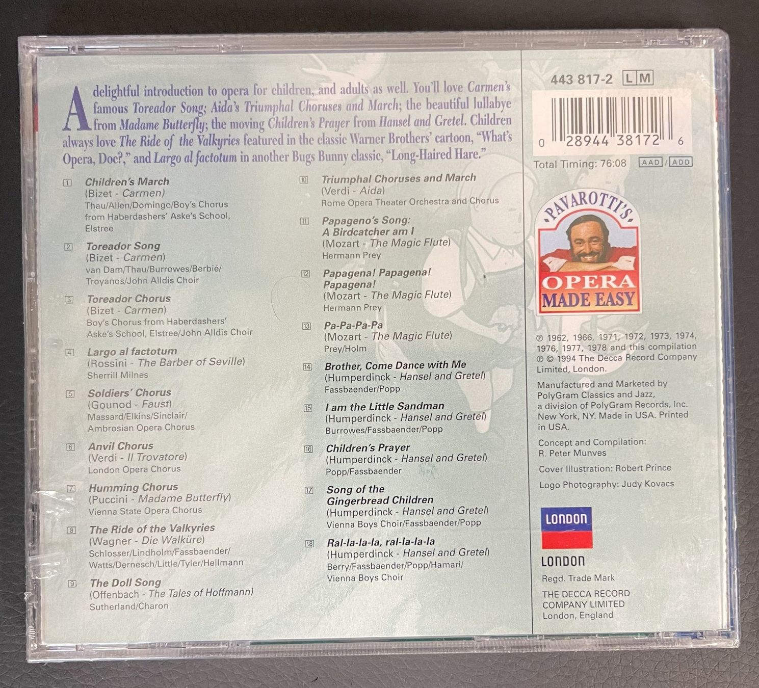CD: My Favorite Opera for Children -  CD - Ungepackt – Nuovo e nell'imballaggio originale da Oftringen venduto da Vucki 1
