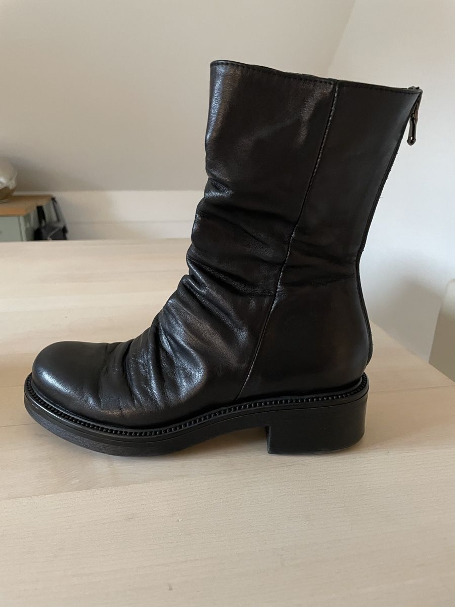 Scarpe da donna: coole Leder-Boots in schwarz – Usato da Weiningen ZH venduto da mad_t6dx 3