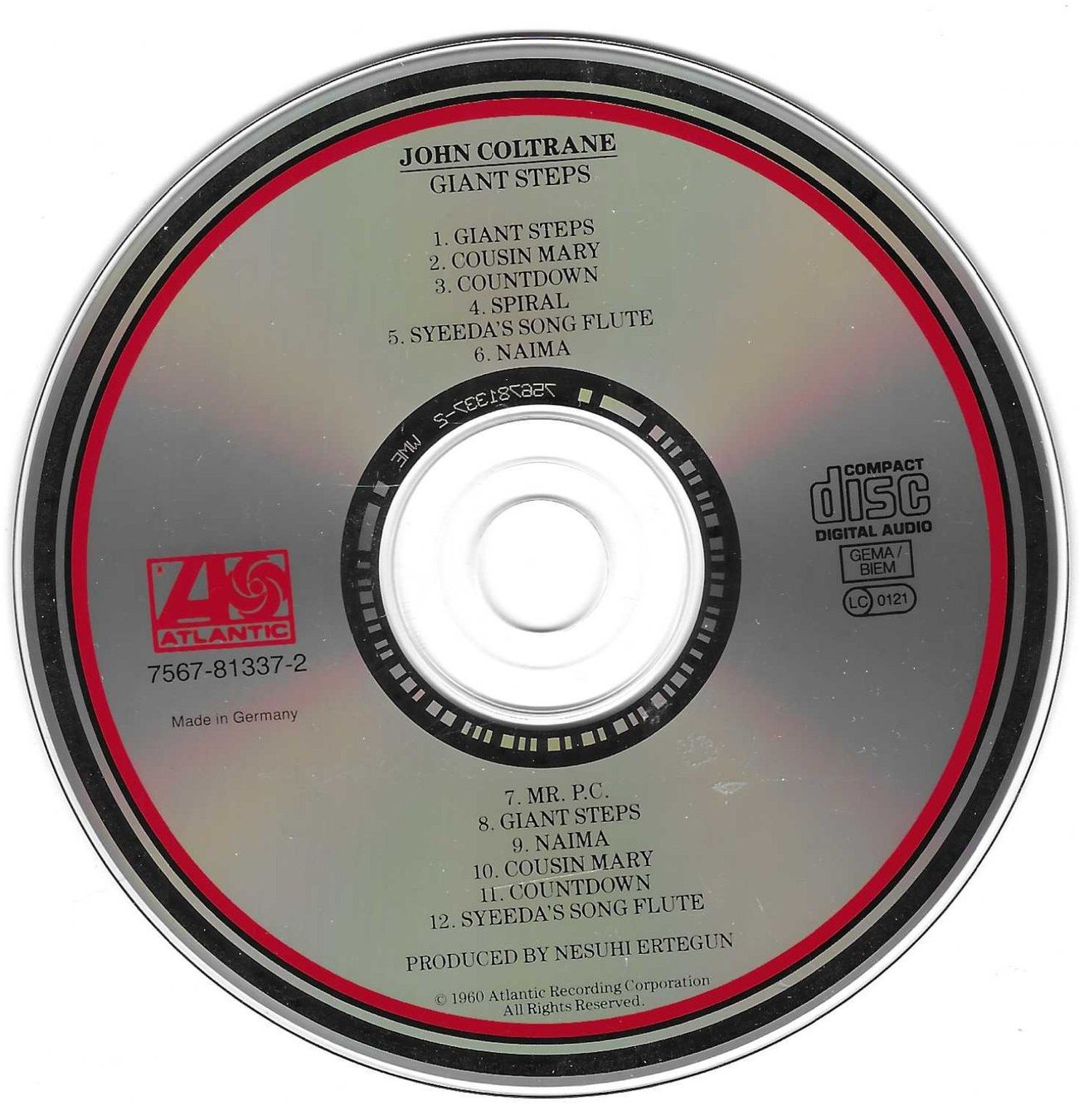CDs: JOHN COLTRANE  -  GIANT STEPS – Gebraucht aus Bex von Giorgiob 2