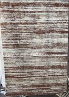 Moderner Teppich, Creme/Braun, Top Zustand, 160x230 cm