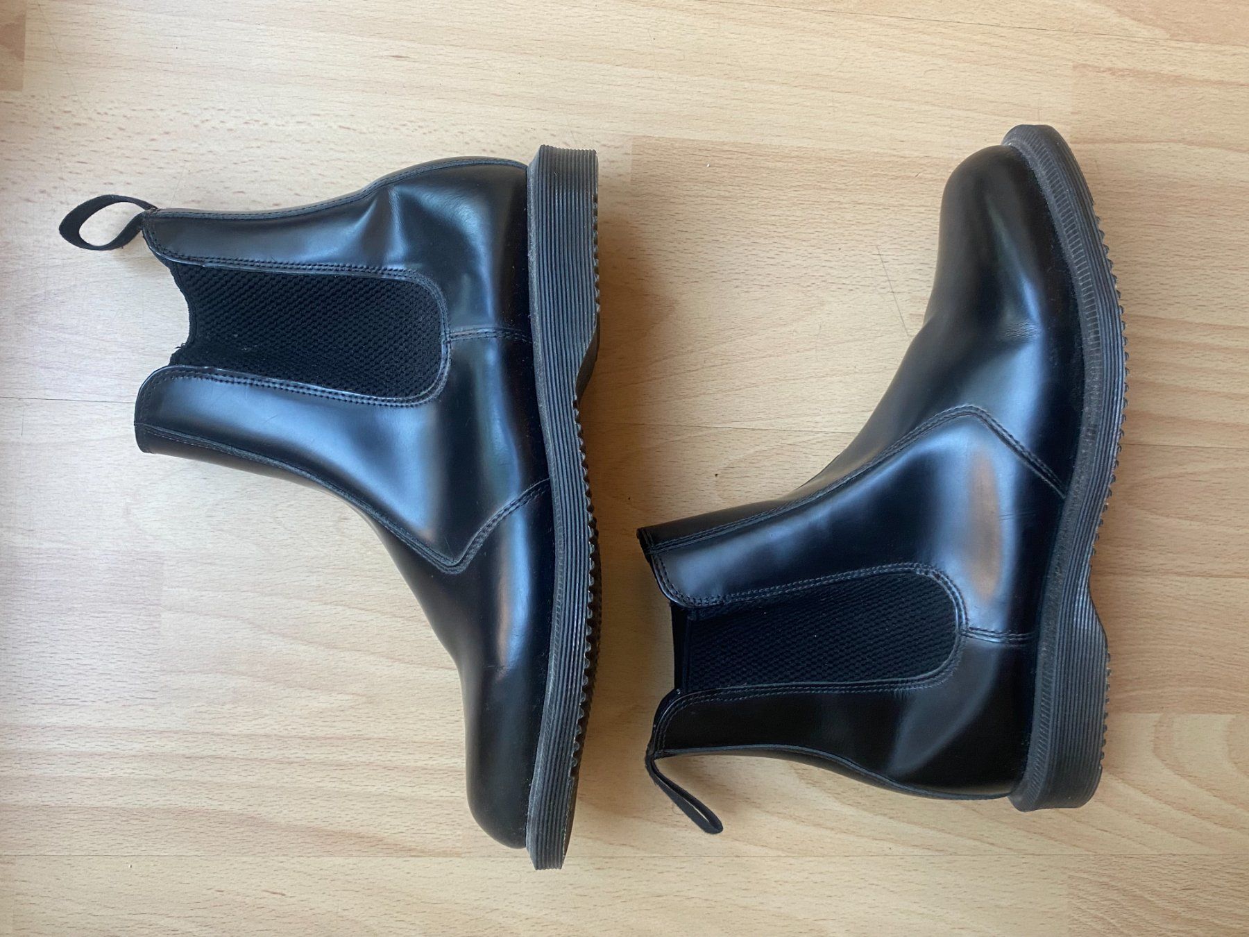 Dr. Martens Scarpe da uomo: Dr. Martens FLORA Chelsea Boots schwarz – Usato da Basel venduto da kooni 3