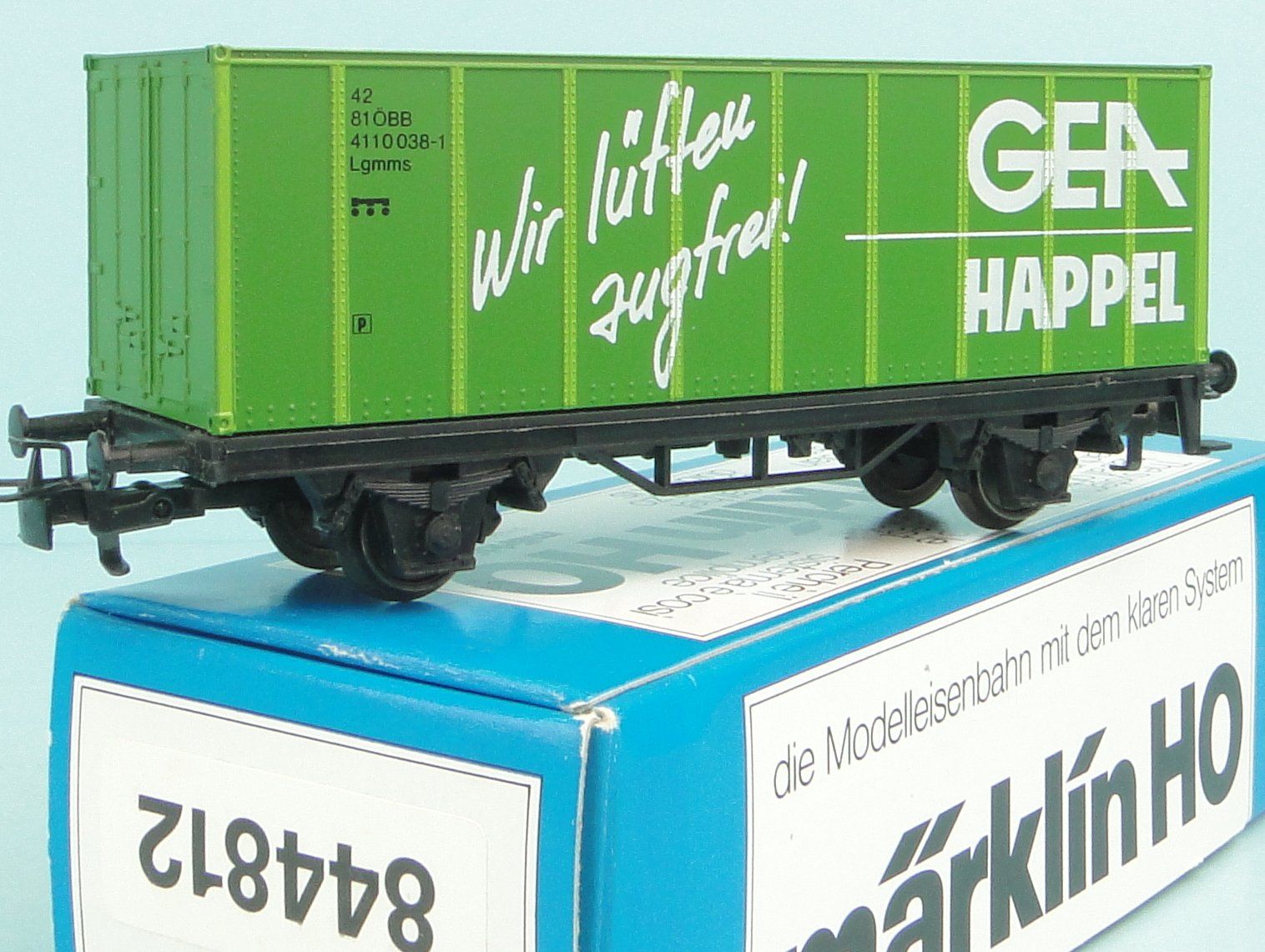 Märklin Modellini di ferrovie: Märklin H0 844812 Container "GEA Happel" – Usato da Bülach venduto da cann11