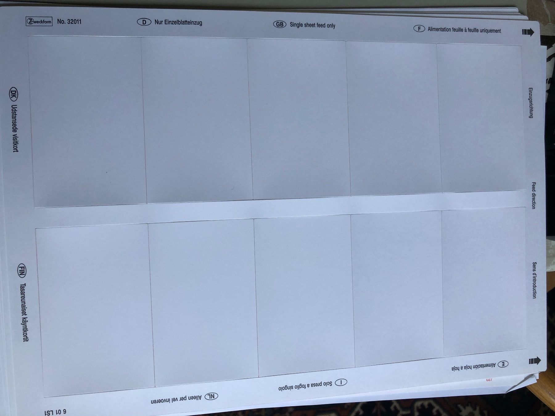 Cartoline: Inkjet und Laser V.I.P Cards – Usato da Zürich venduto da kakusB 1
