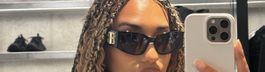Lunettes de soleil BALENCIAGA Bossy Cat Femme Noir occasion