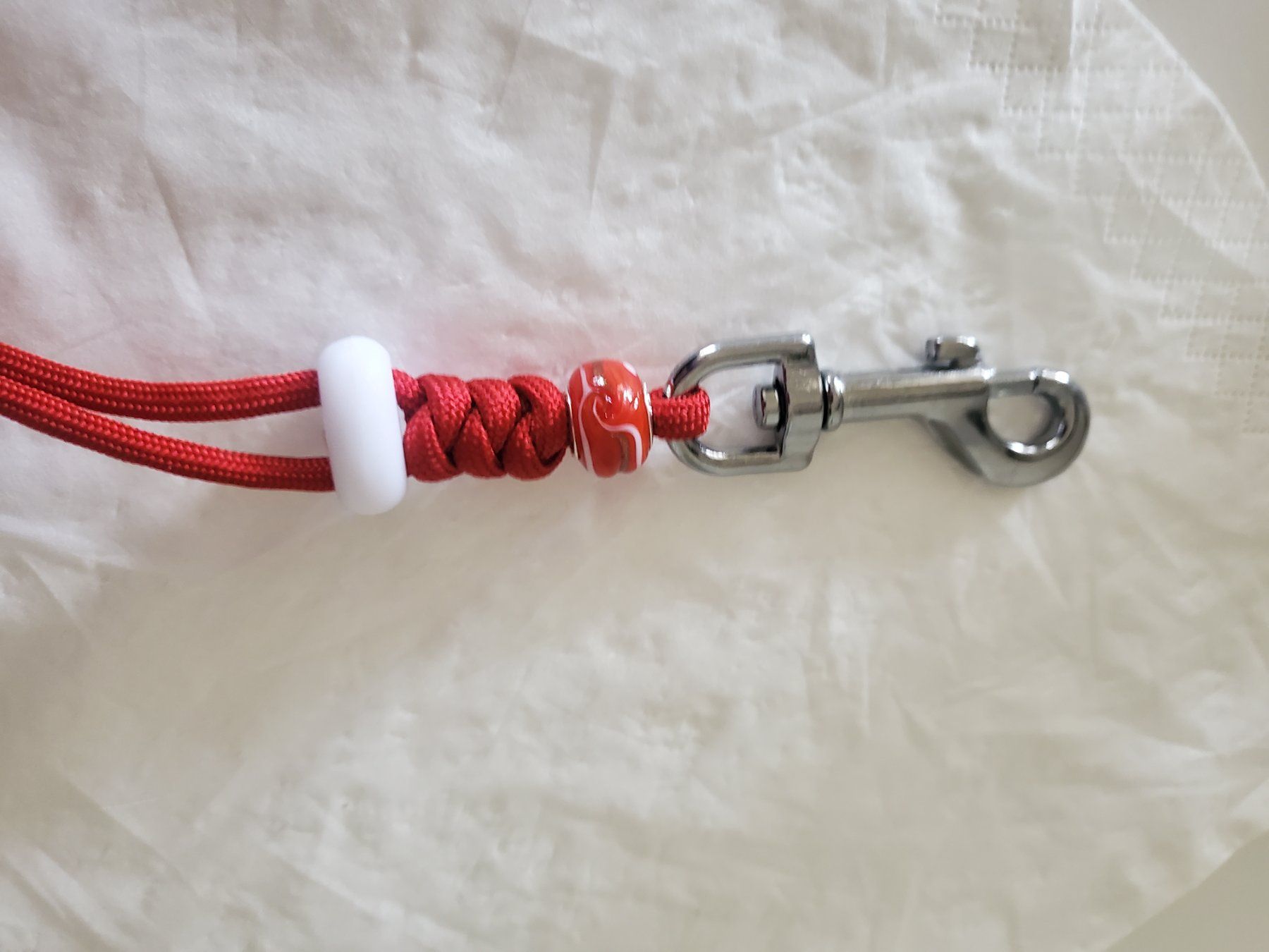 Schlüsselanhänger & - bänder: Schlüsselanhänger Karabiner von  Kletterseil oder Boot Leine – Neu (gemäss Beschreibung) aus Unterägeri von 0alfa0 7