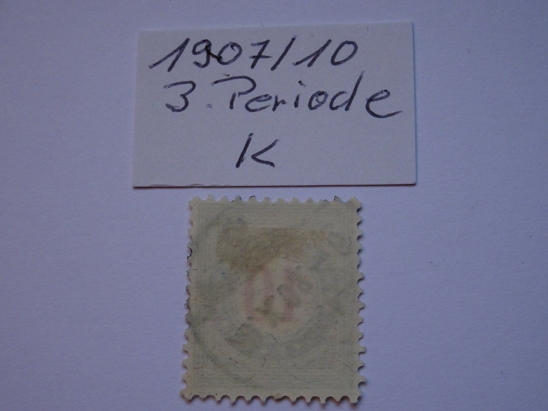 Alle Briefmarken: Porto 1907/10 – Gebraucht aus Aadorf von Chnorli-Furz 1