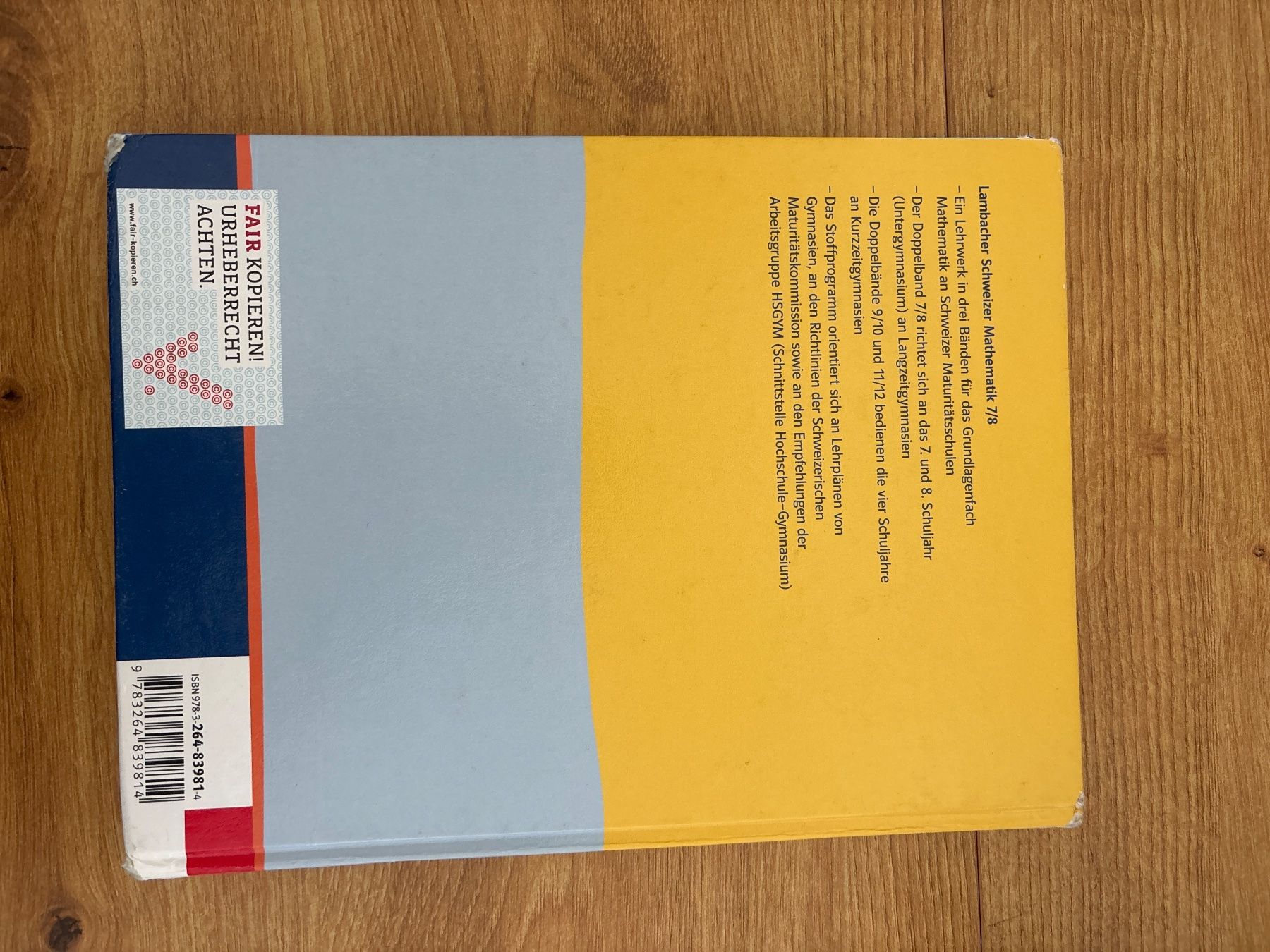 Livres: Lambacher Schweizer 7/8 – D'occasion à Engelburg par Mtheodor 1