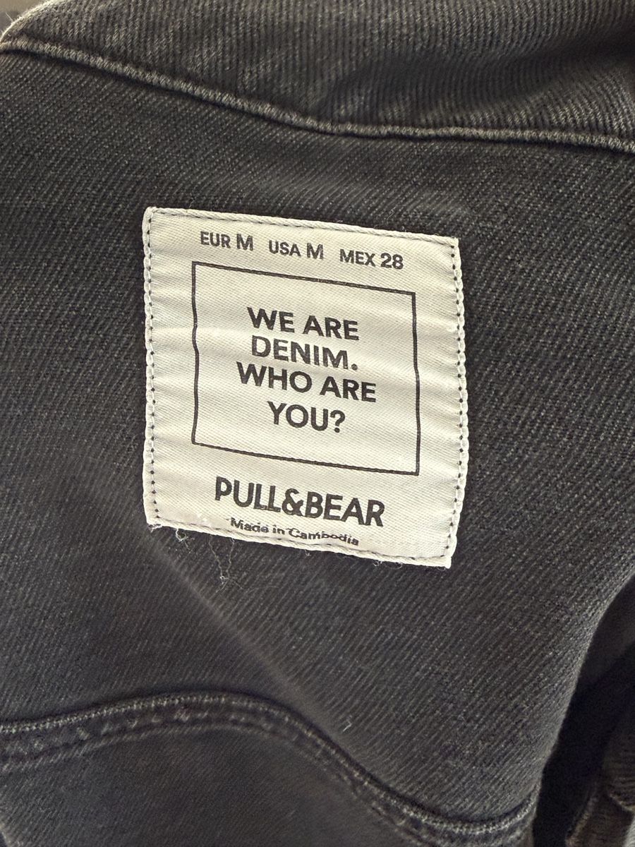 Pull&Bear Giacche: Pull&Bear schwarze Jeansjacke in grösse M – Usato da Boppelsen venduto da giu_r7mj 3