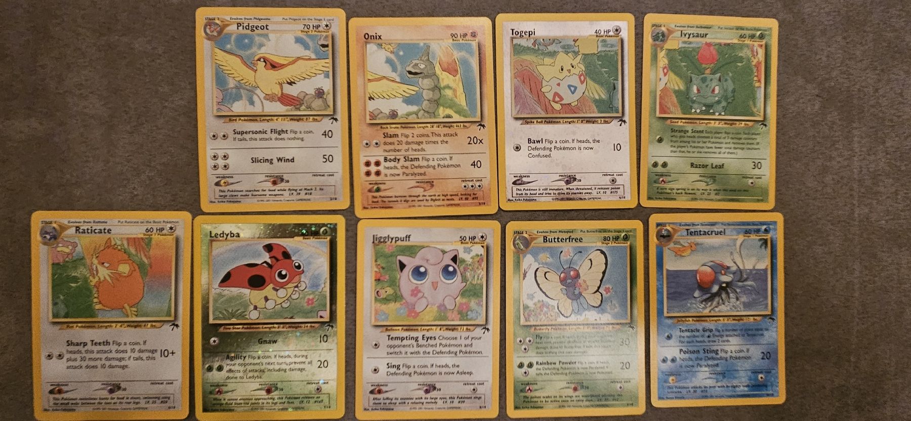 Pokémon Sammelbilder & Trading cards: Southern island pokemon 2-18 – Gebraucht aus les verrieres von atom82 2