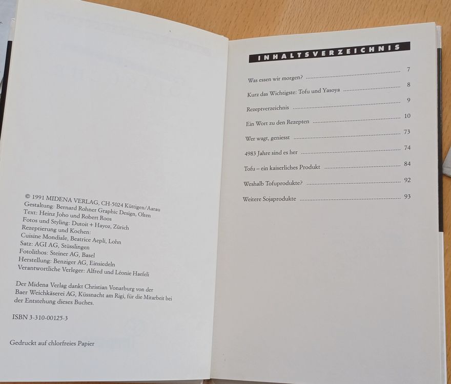 Bücher: Büchlein 'fantasievolle Sojaküche' – Gebraucht aus Entlebuch von Waldschratt65 3