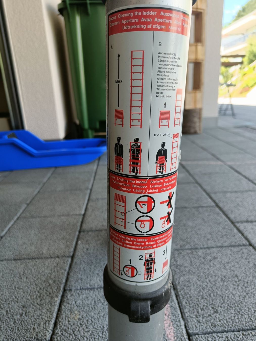 Scale: Teleskop Leiter Telesteps 3,3m Aluminium – Usato da Egolzwil venduto da Mirjam24 5