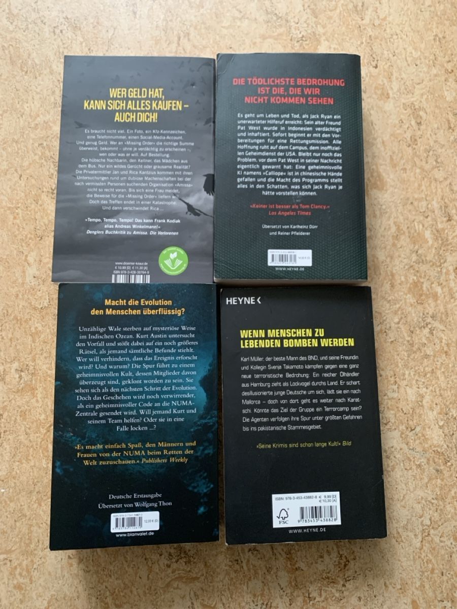Libri: Thriller Bücher – Usato da Worb venduto da vivia_ne 1