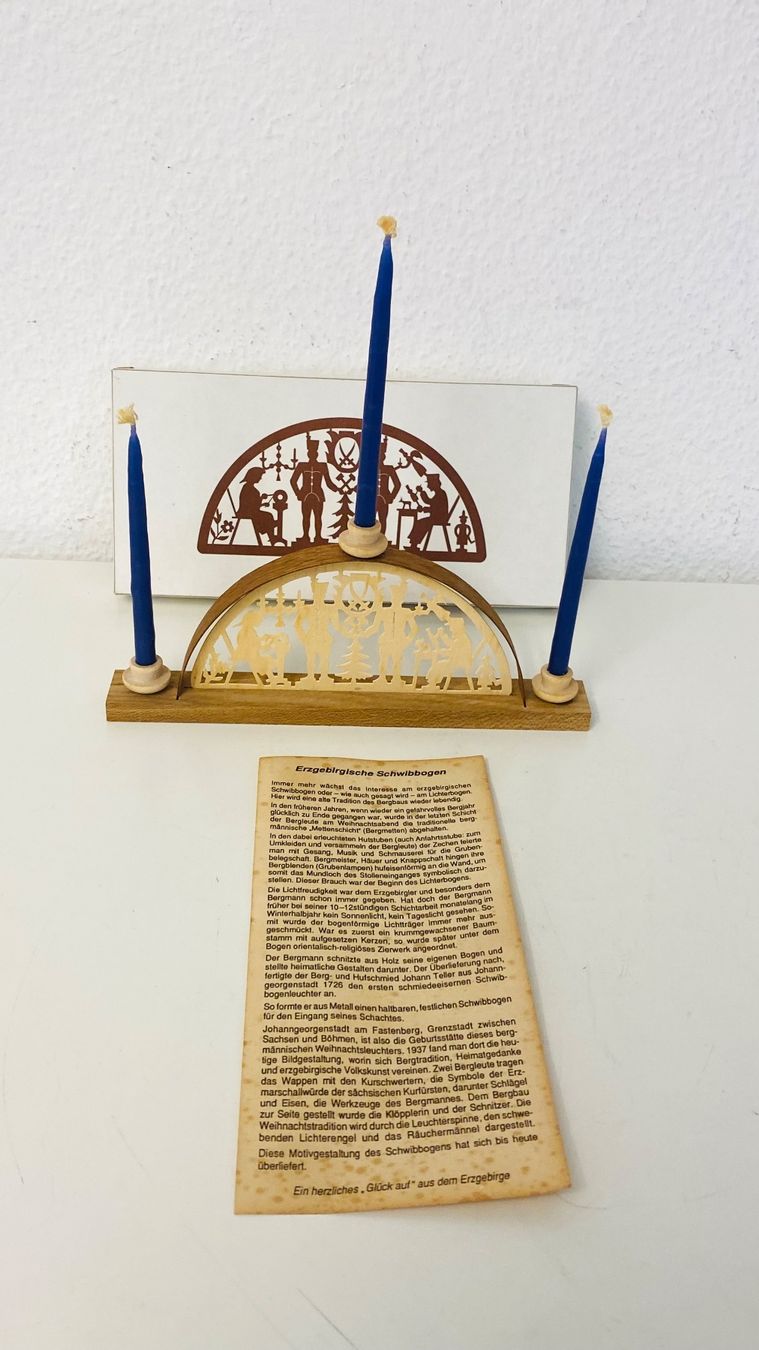 Portacandele: Erzgebirgische Schwibbogen / Lichterbogen / Kerzenständer – Usato da Zürich venduto da Arche_Brockenhaus 4