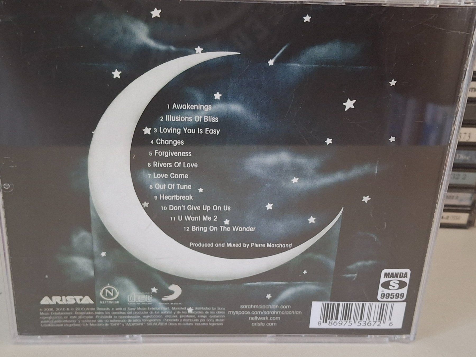 CD: CD Sarah McLachlan - Laws of Illusion – Usato da Aarberg venduto da Jackup1 1