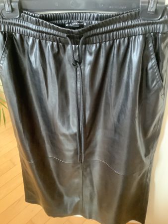 Faux Leder Rock