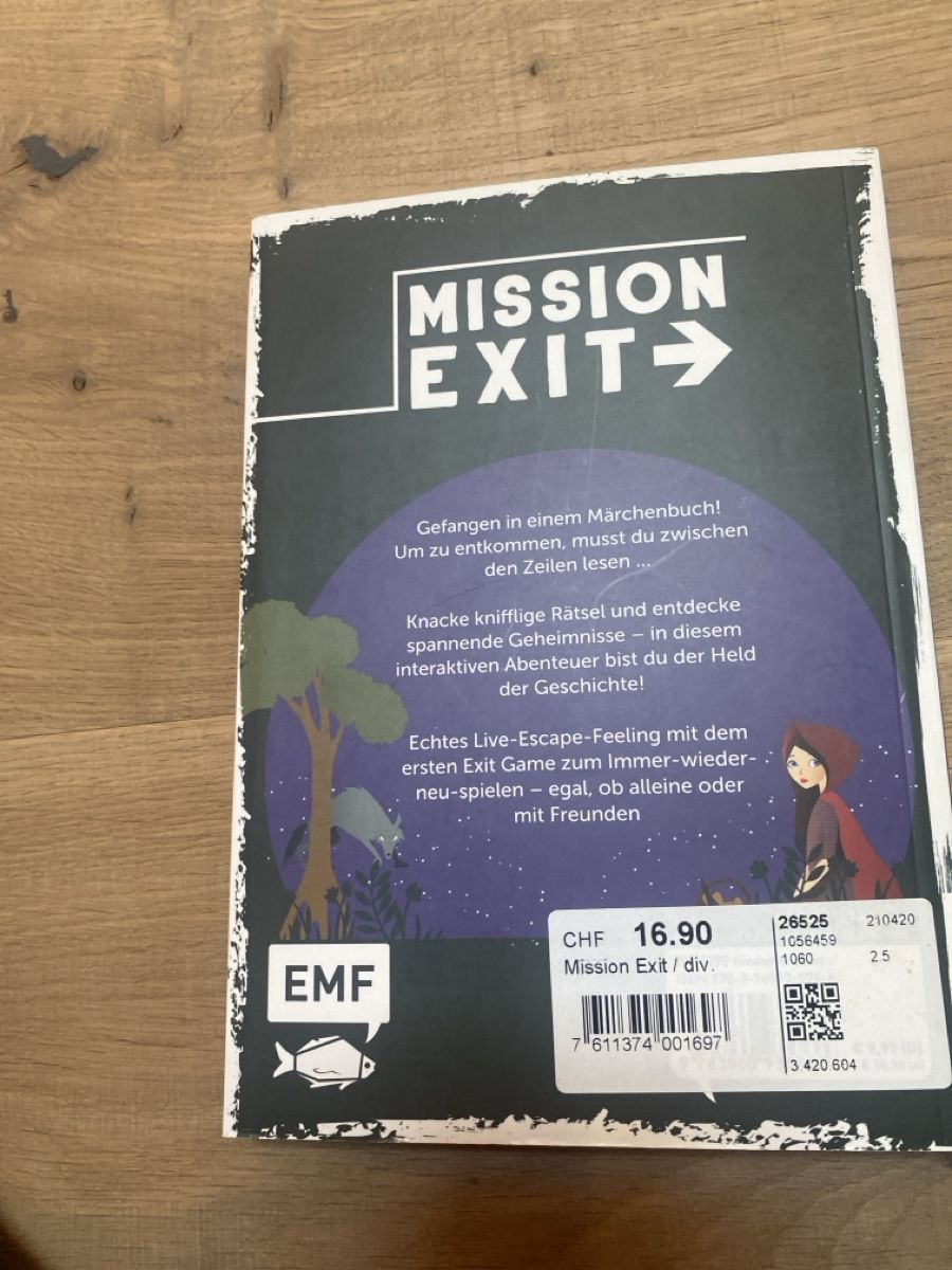 Libri: Mission Exit Gefangen im Märchenland ab 9 – Usato da Saanenmöser venduto da ballerinas 3