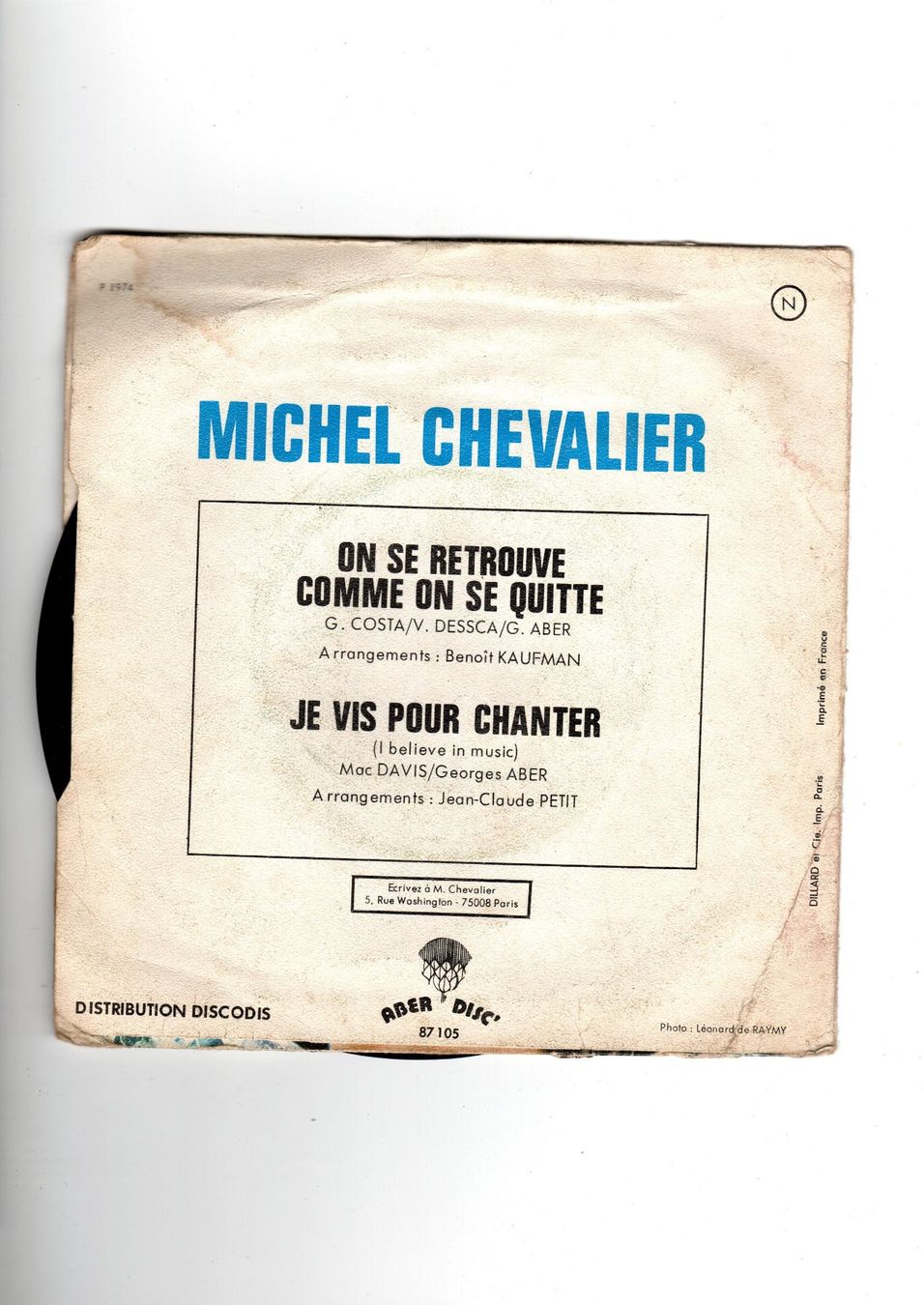 Dischi in vinile: Michel Chevalier – Usato da DOMDIDIER venduto da ren_q2rz 1