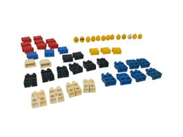 LEGO Beine, Köpfe und 2 Oberkörper