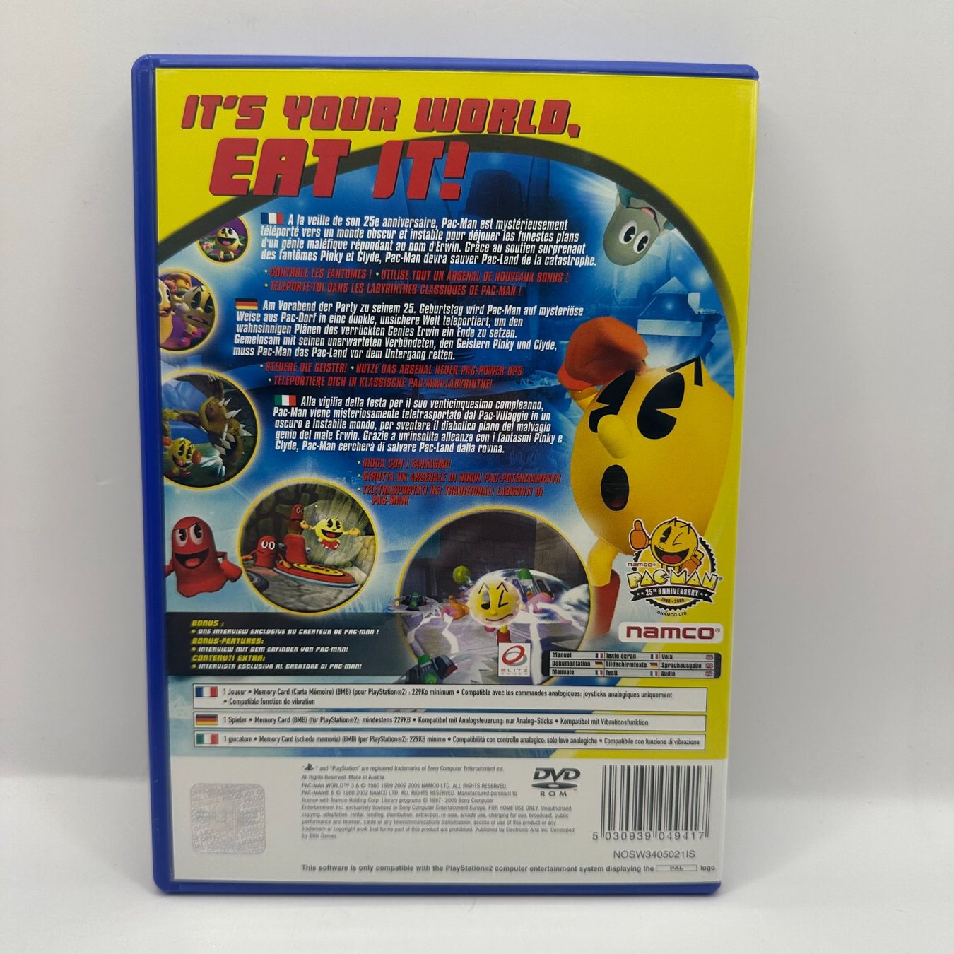 Sony Giochi: Pac Man World 3 Playstation 2 – Usato da Düdingen venduto da Nerdworld 3