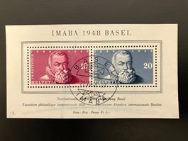 Gedenkblock IMABA 1948 W31 ET-☉ (KP: CHF 90.00)