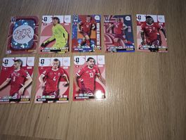 Fussballkarten Schweiz Panini Adrenalyn XXL Konvolut