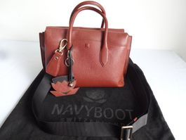 Original " NAVYB00T " Leder Hand/Umhängetasche