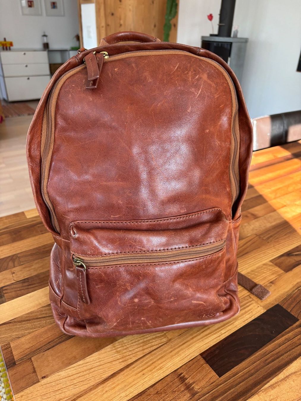 Fossil Zaini: Lederrucksack von Fossil – Usato da Winterberg ZH venduto da gsc8303